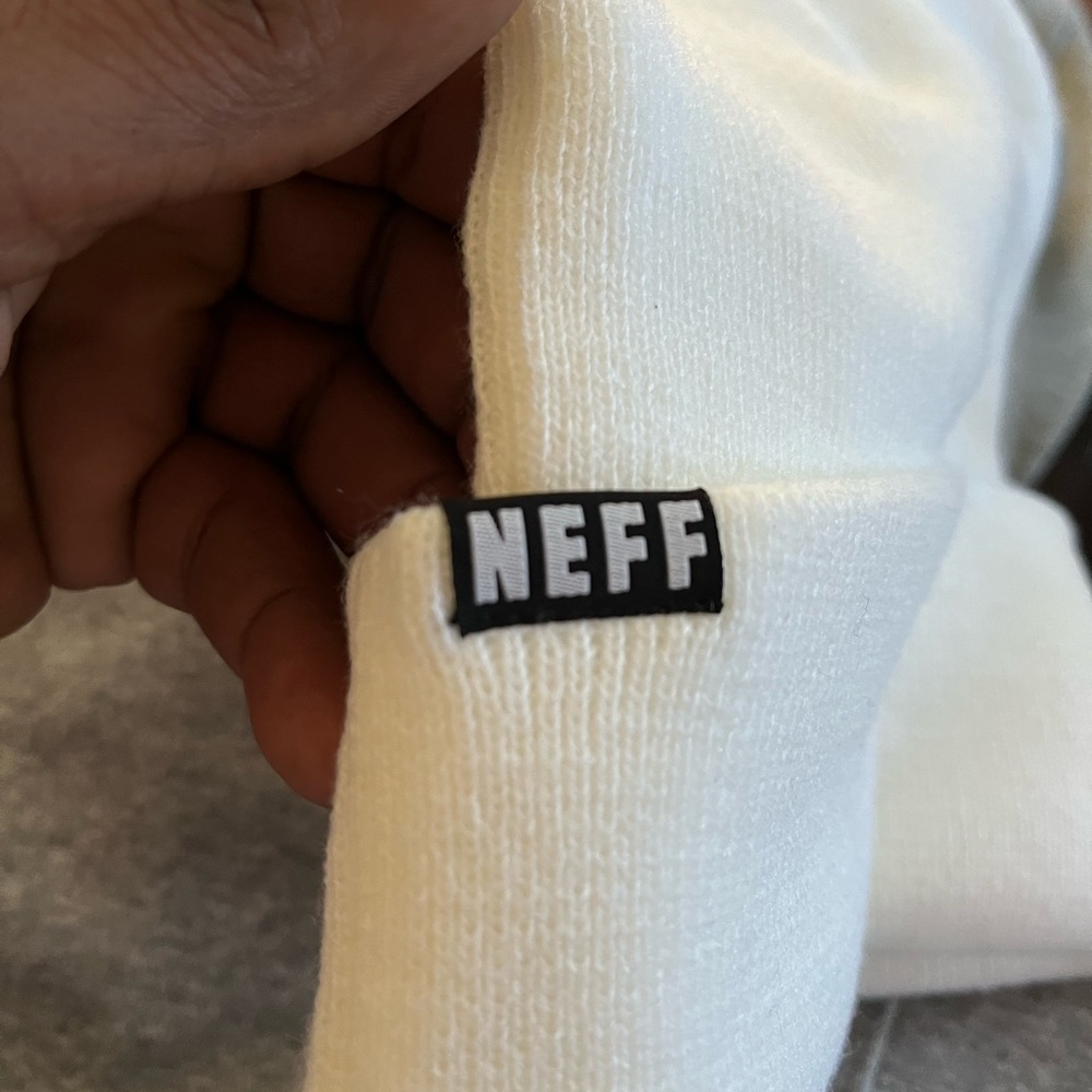 Neff Fun Guys White Beanie - Picture 5 of 6